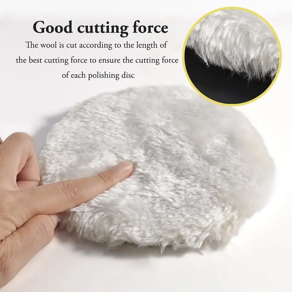 Thumbnail: Polishing Kit Car Polishing Pad Waxing Sponge Disk Wool Wheel Auto Paint Care Po