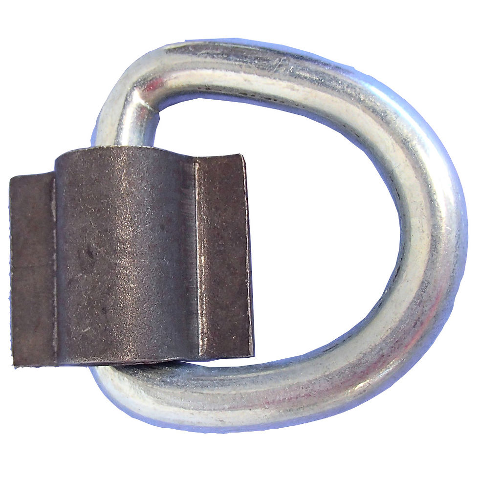 Thumbnail: RAParts 3/8" D Ring 5000# Weld On ATV Motorcycle Rope Tie Down Trailer Truc..
