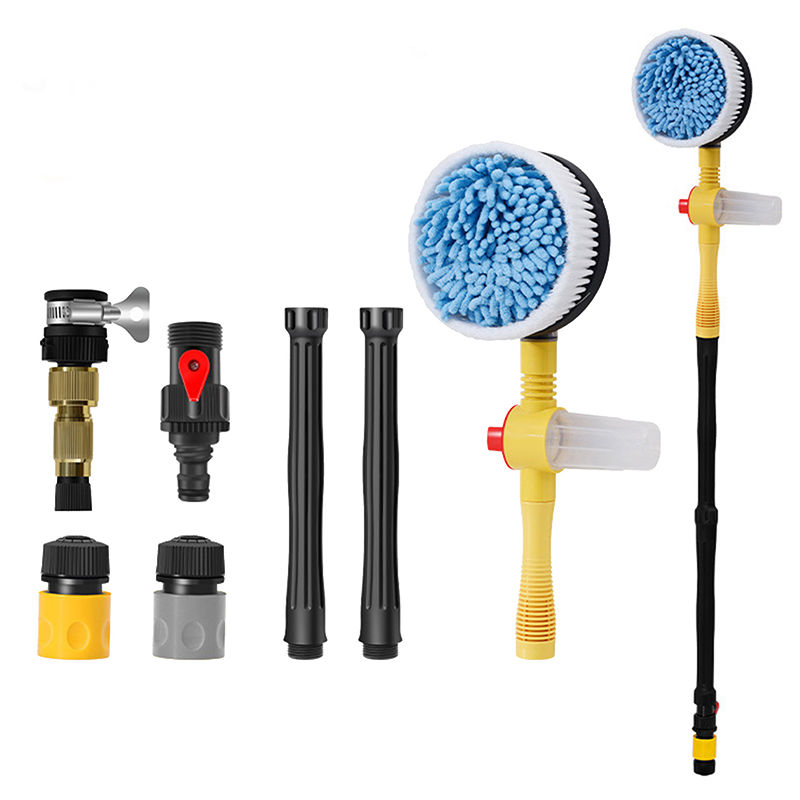 Thumbnail: Car Rotary Wash Brush Kit 360 Degree Automatic Rotating Adjustable Dip Wash Brus