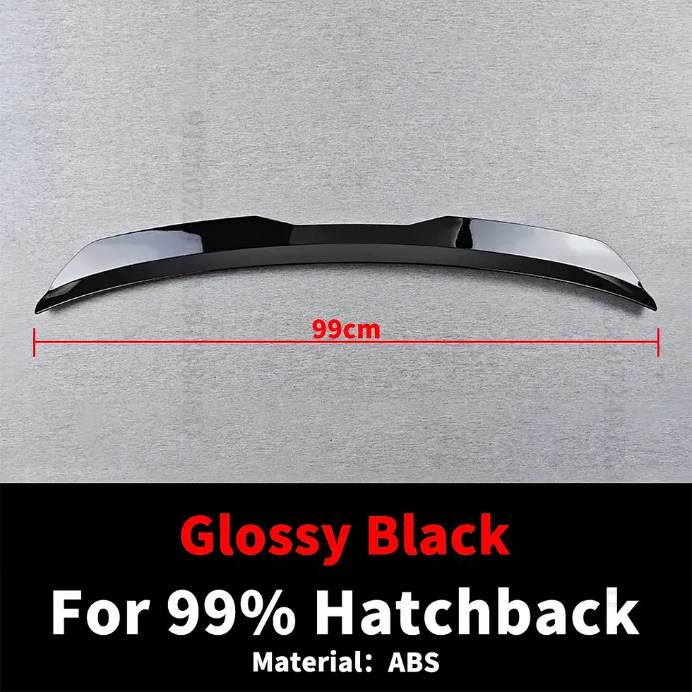 Thumbnail: 99cm Sport Universal Rear Trunk Spoiler Roof Wing Tail Trim Facelift Splitter Ai