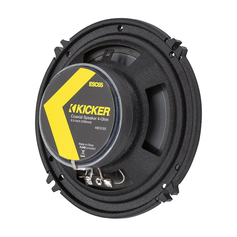 Thumbnail: New Kicker 48ESC65 6.5" Coaxial Speakers