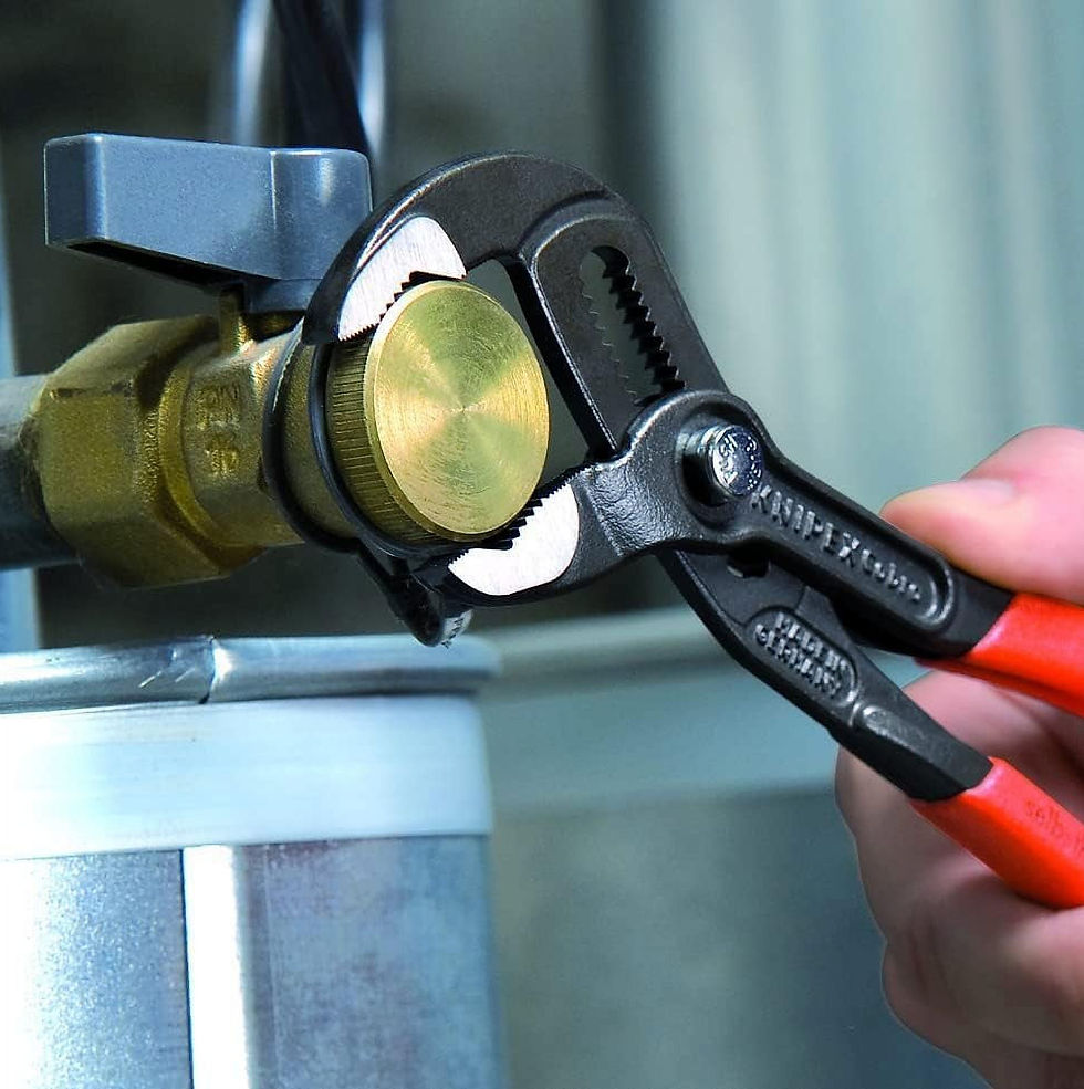 Thumbnail: KNIPEX Cobra Wasserpumpenzange, 250 mm, Muttern bis 46 mm, Rohre bis 50 mm,..