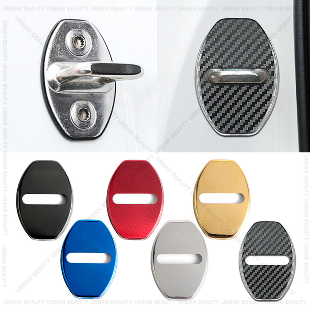 4pcs Car Door Lock Buckle Protection Cover Anti-rust Waterproof for Seat Leon FR