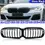 Thumbnail: Kidney Grille for BMW THE 5 Series G30 G31 F90 (M5) LCI Glossy Black ABS M Style