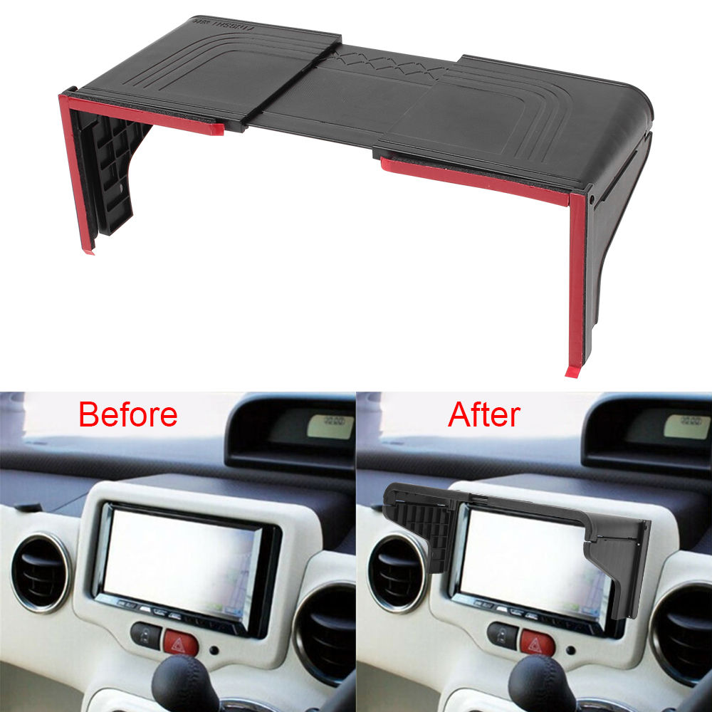 GPS Anti-Glare Shield 7-12 Inch Interior Accessories Car GPS Navigation Sun Shad