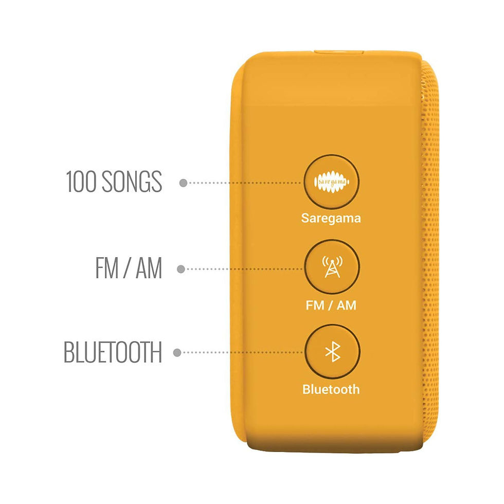 Thumbnail: Saregama Carvaan Mini Gurbani - Bluetooth Speaker (Saffron Orange)