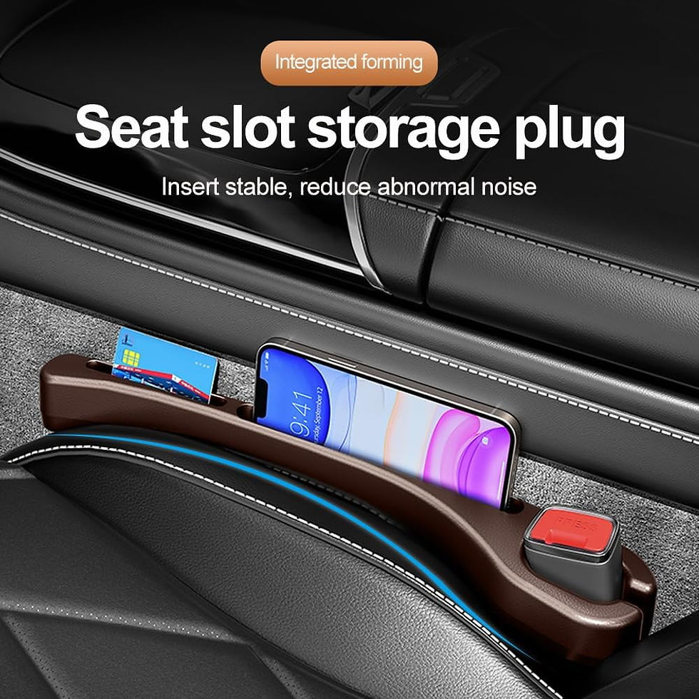 Thumbnail: 2PCS Car Seat Gap Filler Organizer with Phone Holder,[Upgrade Version] Car ..