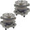 Thumbnail: Rear Wheel Bearing Hub Assembly - Set of 2 - Compatible with 2007 - 2018 Ni..