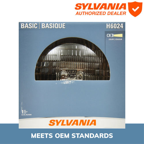 Sylvania H6024 Basic Sealed Beam Headlight, 1 Pack