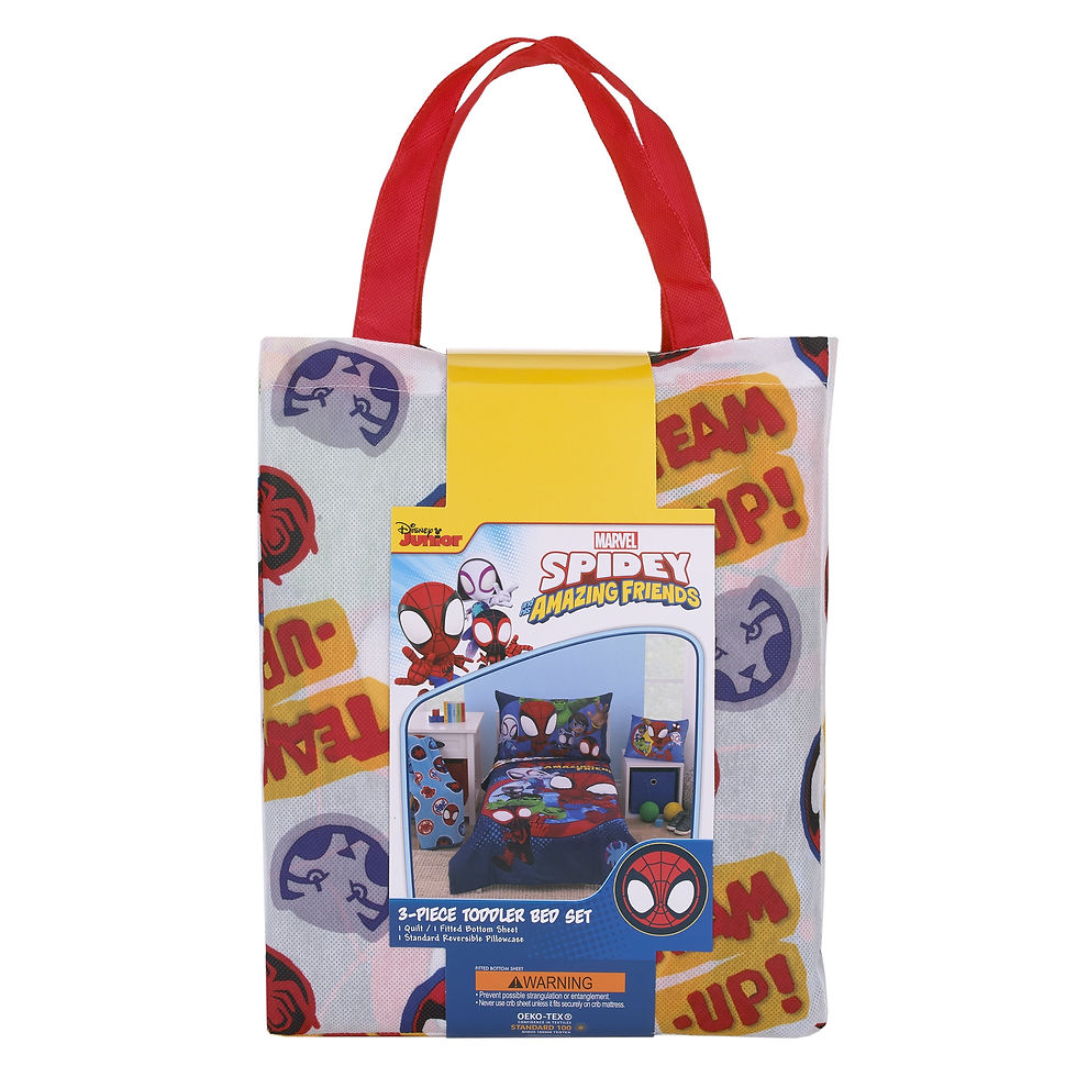 Thumbnail: Spidey Toddler Bedding Set: 3-PC Comforter, Sheet, Pillowcase