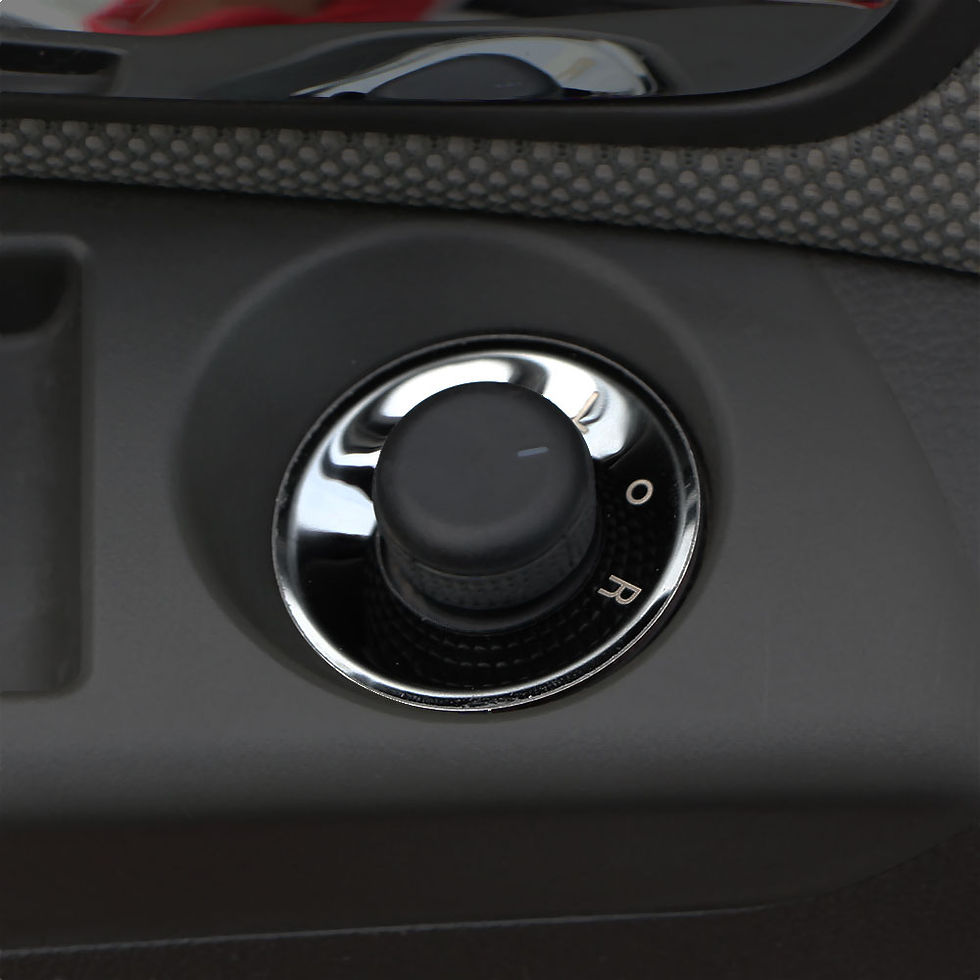 Thumbnail: Car Rear View Rearview Side Mirror Adjustment Knob Sticker Ring for Chevrolet Tr