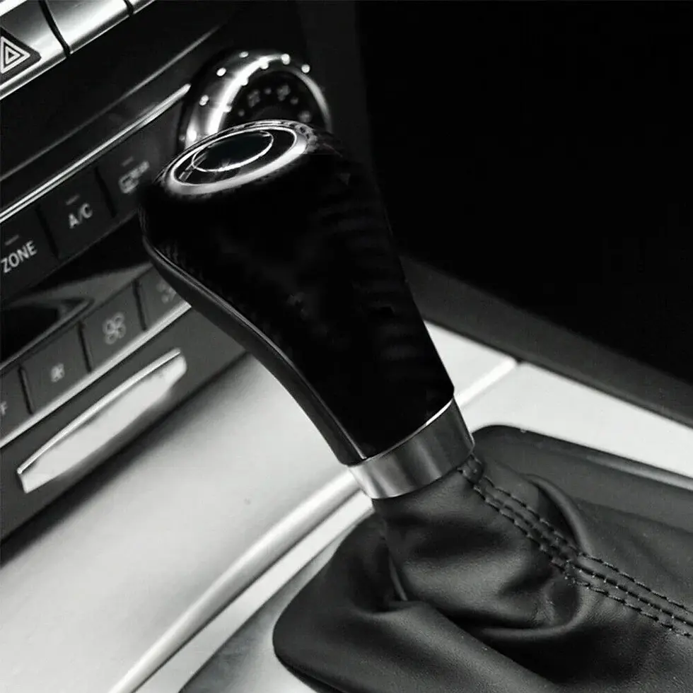 Thumbnail: ABS Black Car Gear Shift Knob Cover Trim For Mercedes A-CLASS 04-11 C-CLASS 04-1