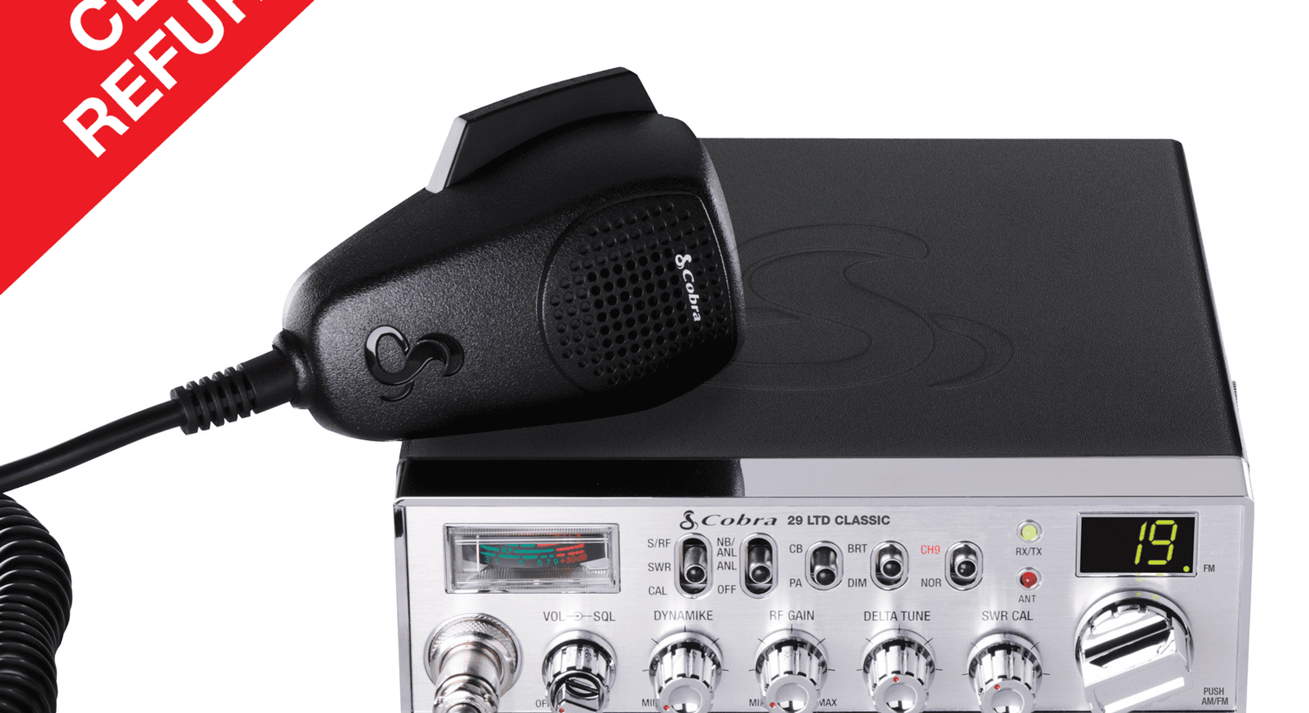 Restored Cobra 29 LTD CB Radio Dual Mode AM/FM 2023 Model (Refurbished)