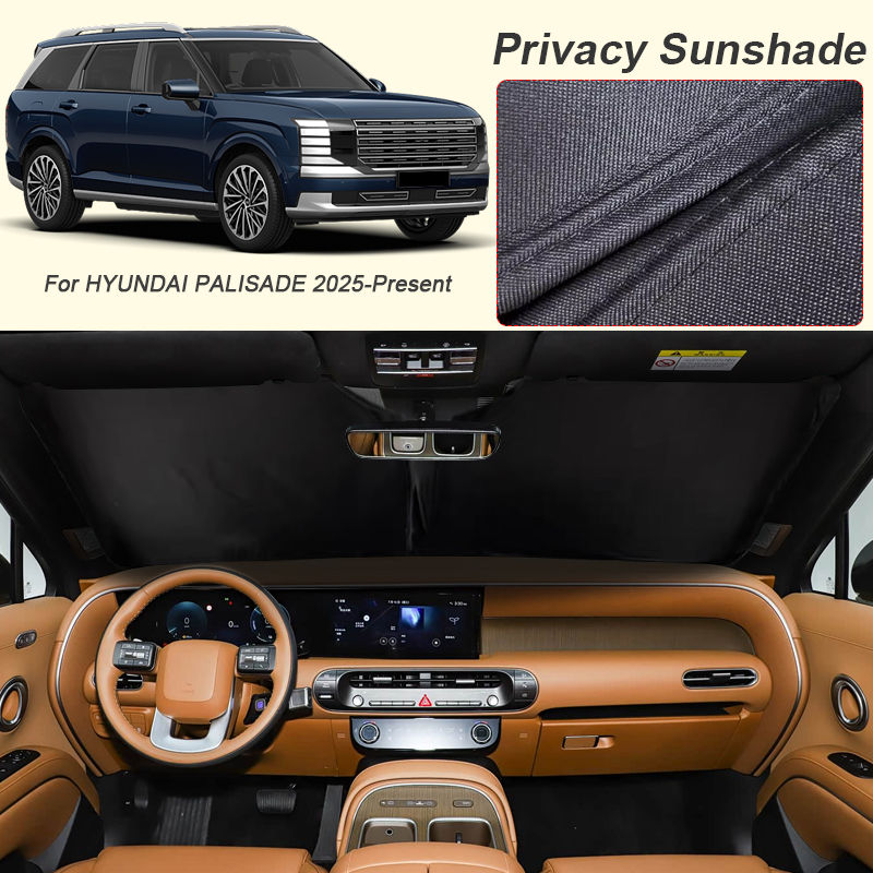 Car Black Window Privacy Sunshade For HYUNDAI PALISADE 2025-2026 Auto Anti-UV He