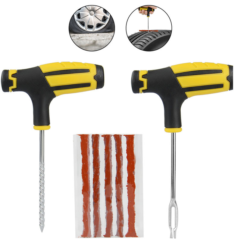 Thumbnail: Tyre Repairing Patch Tool Kit Studding Puncture Plug Garage Car Truck Motorcycle