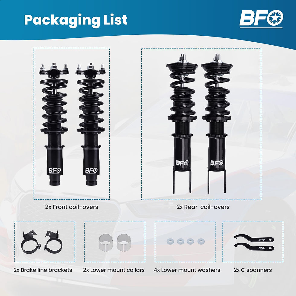 Thumbnail: BFO Coilovers Shock Absorber Shocks Kit For Honda Civic 1992-1995 EJ EG EH ..