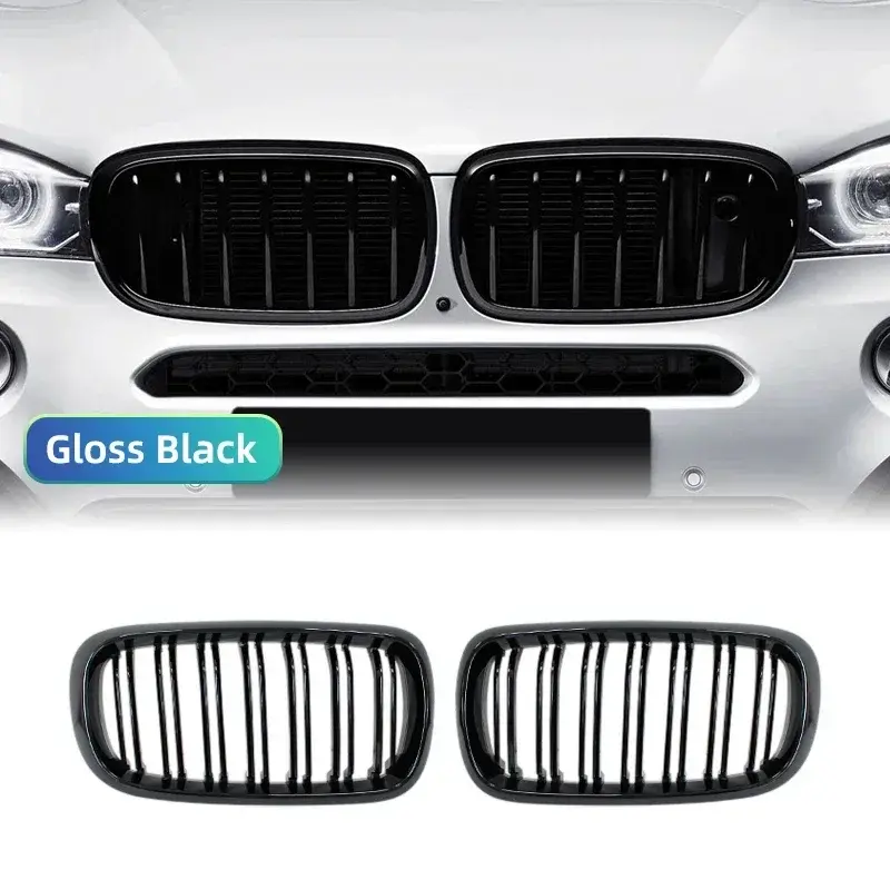 Thumbnail: High Quality Front Bumper Grill Dual 2-Slat Kidney Grille For BMW X5 X6 M F15 F1