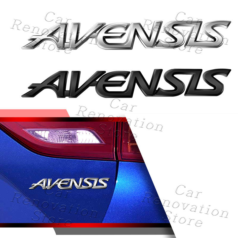 Auto Accessories Emblem Chrome Metal Car Rear Trunk Fender Sticker Side Badge Fo