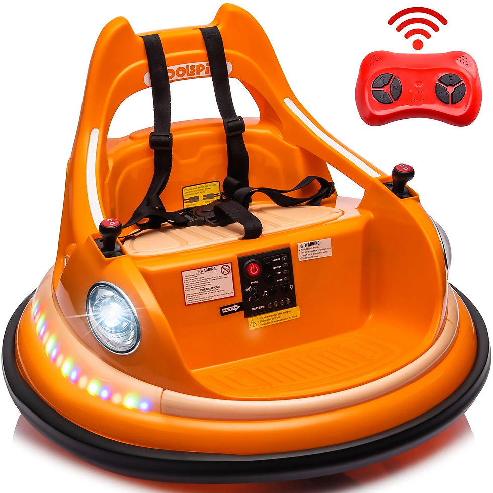 Thumbnail: 12V Bumper Car, Ride on Electric Bumper Car for Kids Toddlers, Battery Powered R