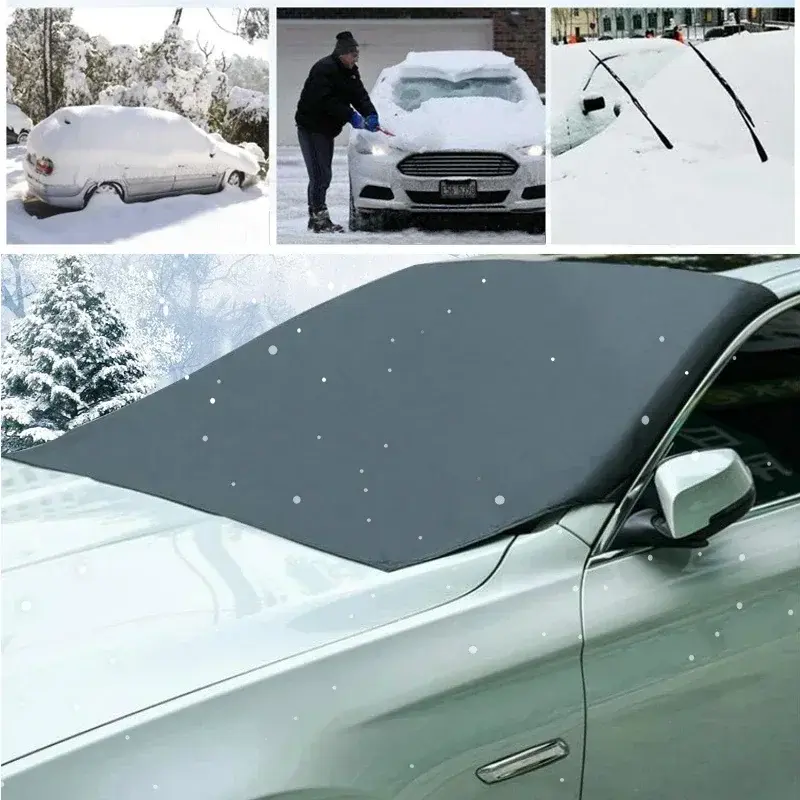 Sunshade Cover Car Windshield Snow Sun Shade Waterproof Protector Automobile Mag