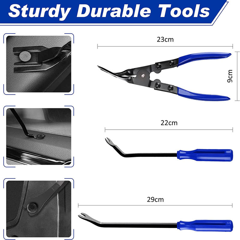 Thumbnail: Car Trim Removal Tool Pry Kit Car Panel Tool Stereo Removal Tool Kit Auto Hand-h