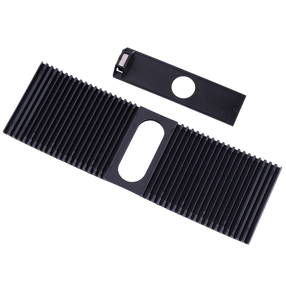 Thumbnail: 1pc Transmission Gear Shift Console Blind Cover Black Car Interior Mouldings 869