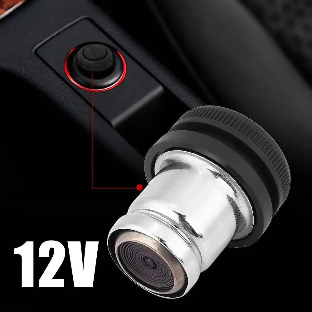 Universal 12V Front Car Cigarette Lighter Assembly for 12V Cars Innner Diameter