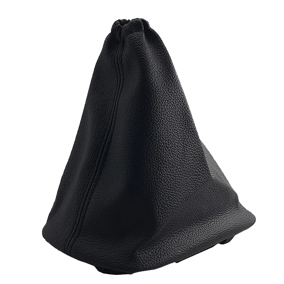 Thumbnail: For Toyota Corolla 2007-2013 Black PU Leather Gear Stick Shift Gaiter Boot Cover