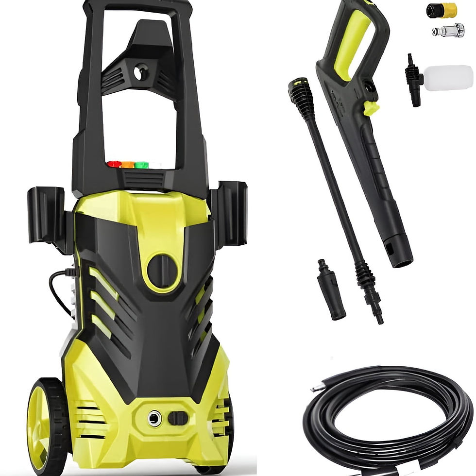 Thumbnail: FATFOX Electric High Pressure Washer 3500 Psi and 2.5 GPM with 25ft Hose/16..