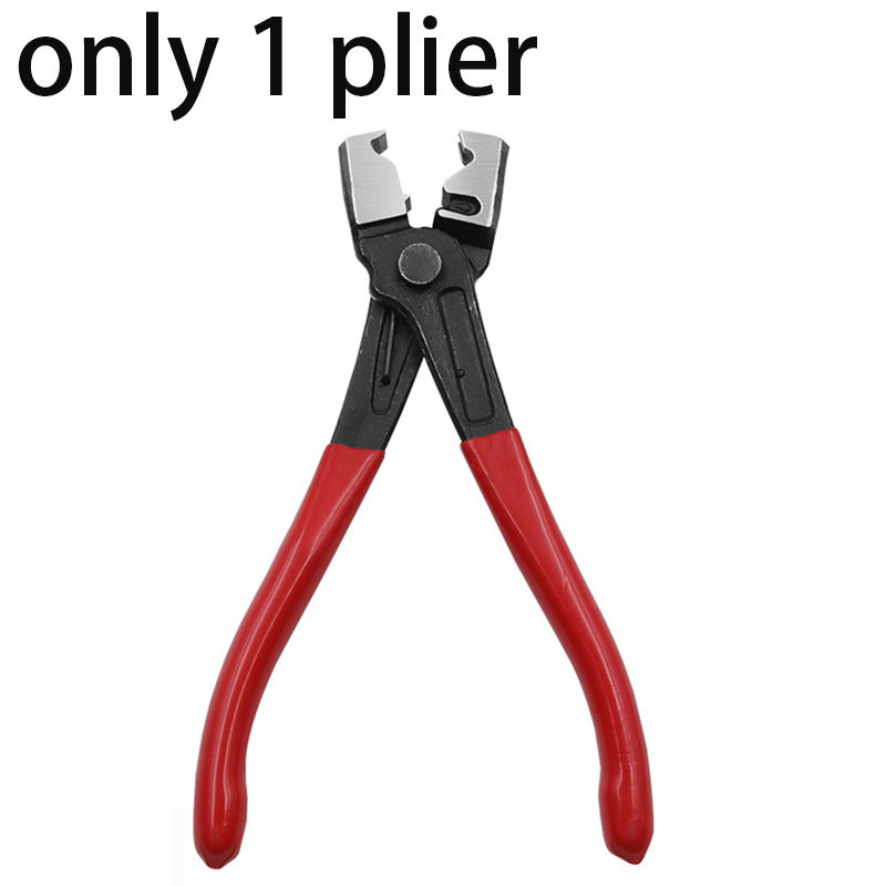 Thumbnail: 130pcs Single Ear Stepless Hose Clamps +1PC Hose Clip Clamp Pliers 7-21mm 304 St