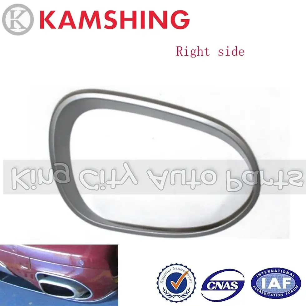 Thumbnail: CAPQX For Porsche Cayenne 08-10 Auto Rear Exhaust Pipe Frame Cover Chrome Tail T