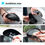 Thumbnail: 2PCS Auxiliary Rearview Blind Spot Mirror Wide Angle View Adjustable Car Rear Vi