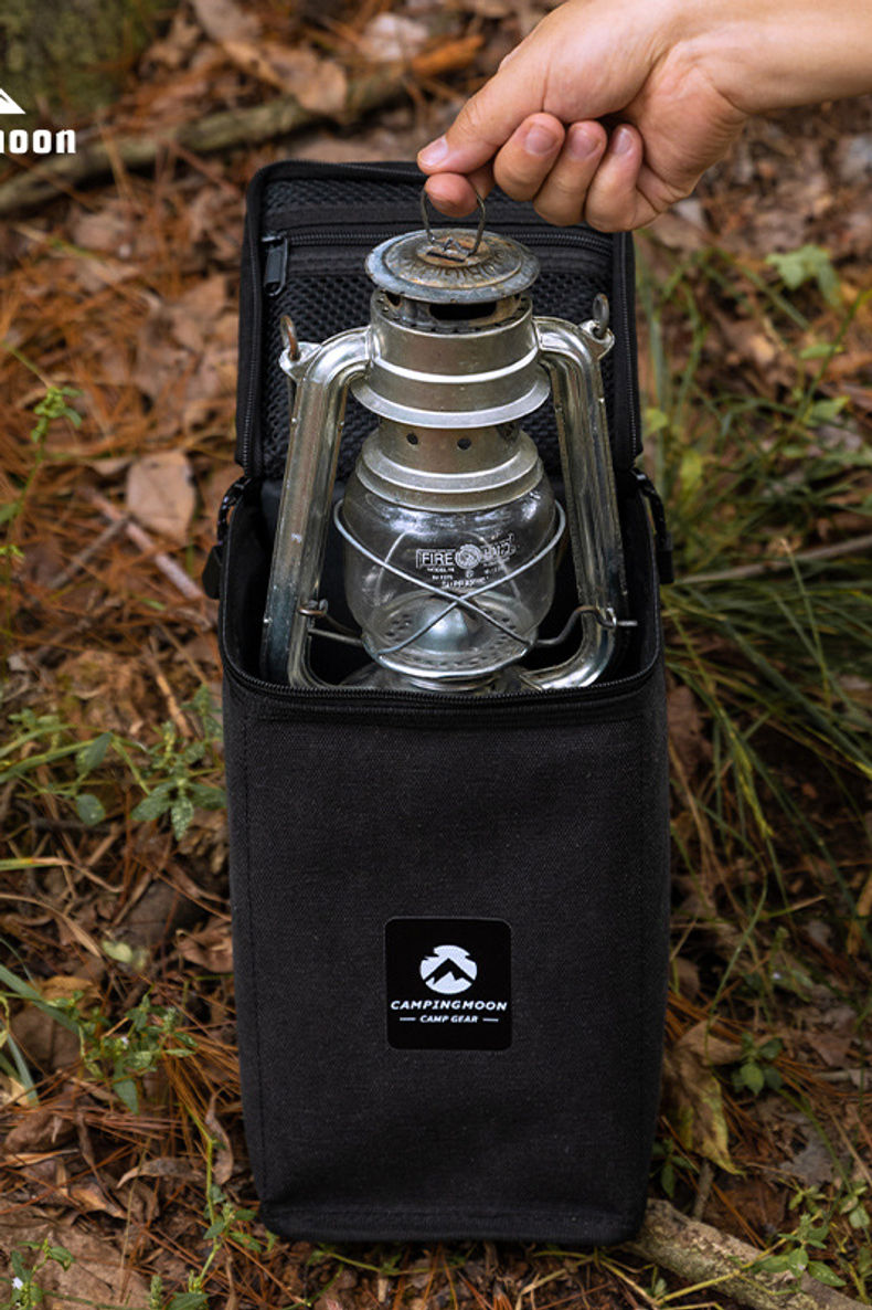 Thumbnail: BKT-9-BC camping large capacity lamp bag made of thickened canvas material, suit