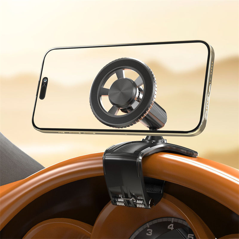 Magnetic Car Phone Holder 360° Rotation Magnetic Phone Stand Adjustable Portable