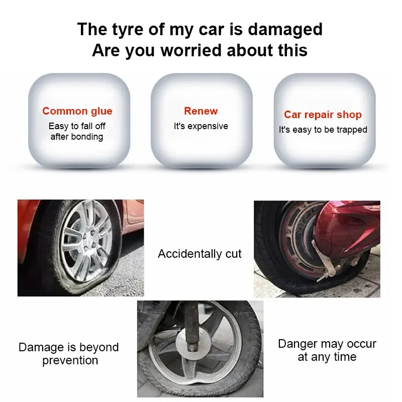 Thumbnail: Motorcycle Bicycle Tire Repairing Glue Inner Tube Tire Repair Glues Single Cold