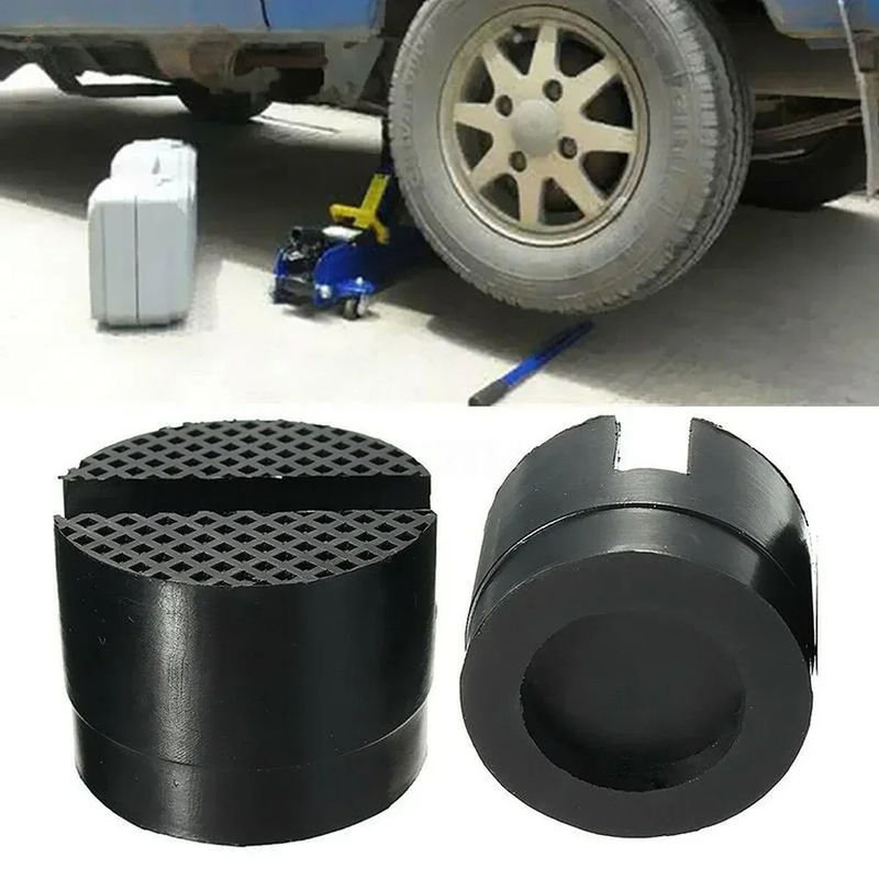 1Pcs 5cm Universal Car Jack Rubber Pad Slotted Frame Blocks Rail Floor Jack Guar