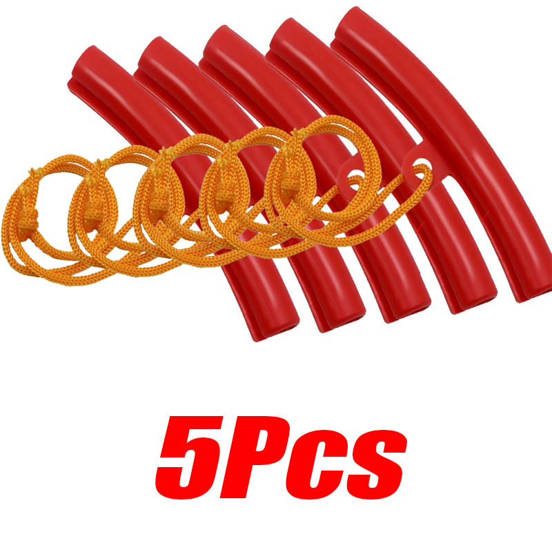 Thumbnail: 5Pcs Car Motorcycle Wheel Guard Rim Protect Red Bicycle Car Wheel Rim Protector