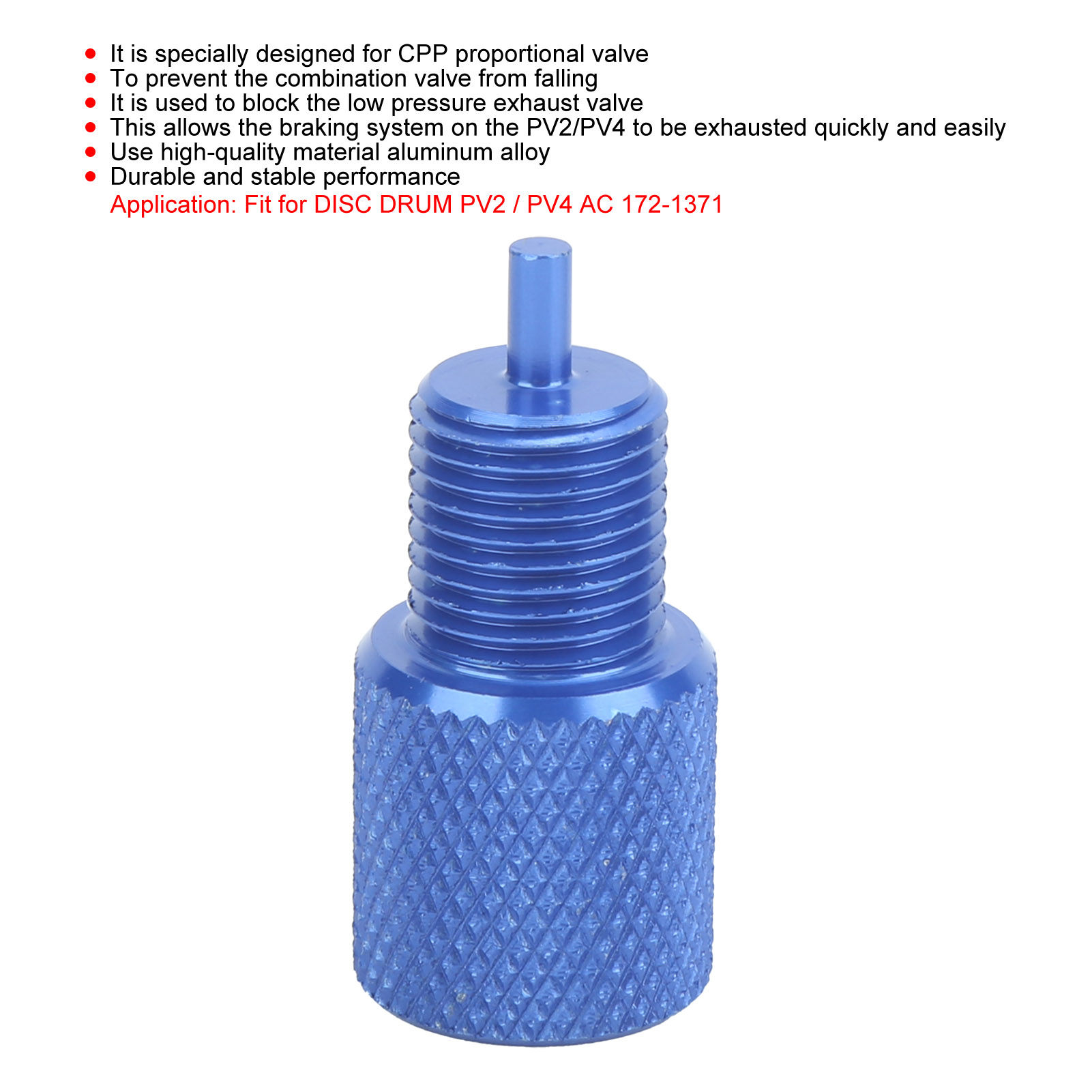 Brake Prop Proportioning Valve Bleed Bleeder Tool for DISC DRUM PV2 / PV4 AC 172