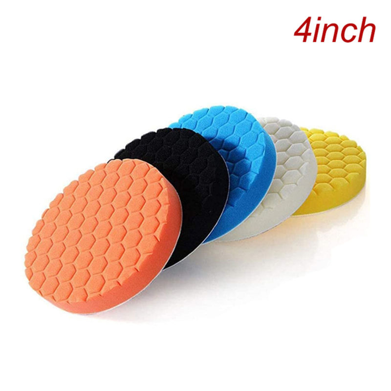 Thumbnail: 5 Pcs 3/4/5/6/7 Inch Compound Buffing Polishing Pads Cutting Sponge Pads Kit for
