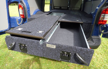 Thumbnail: Off-road Car Accessories Cargo Tool Box System With Roller Drawer For Volkswagen