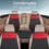 Thumbnail: SEAMETAL Automobiles Car Seat Cover Interior Flax Car Seat Covers Set Seat Prote