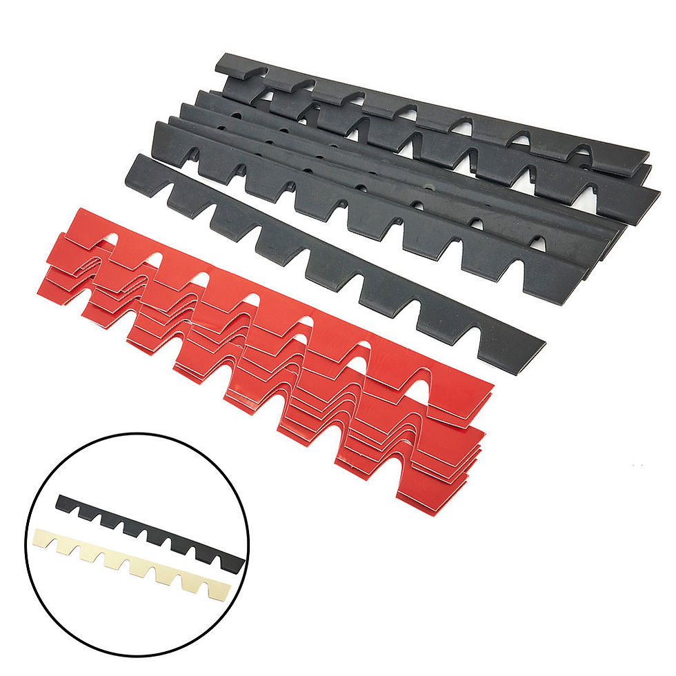 Thumbnail: 8pcs Universal Car Bumper Guard Anti-Scratch Kit Scrape Protector Skid Plate Car