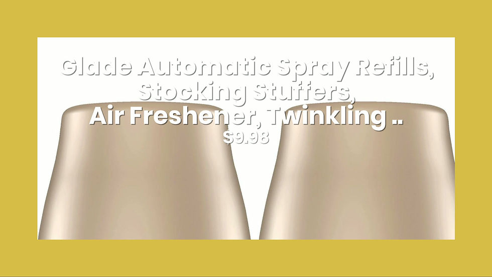 Thumbnail: Glade Automatic Spray Refills, Stocking Stuffers, Air Freshener, Twinkling ..