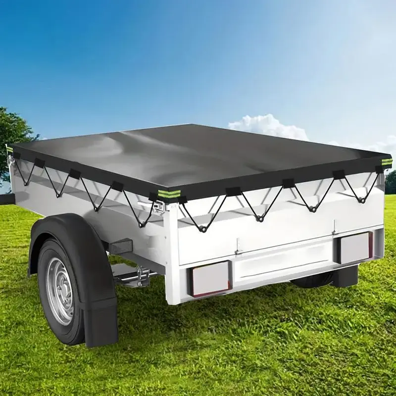 Thumbnail: 600D Trailer Car Cover Auto Roof Tent Sunshade Waterproof Windproof Dustproof Ou