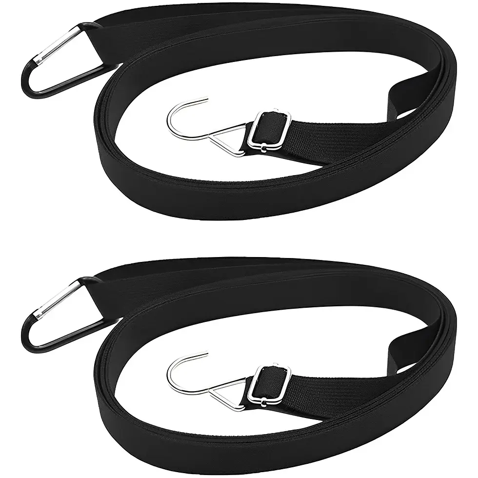 Thumbnail: 2Pcs Car Cover Windproof Strap Nylon Auto Cover Gust Strap Adjustable Vehicle Co