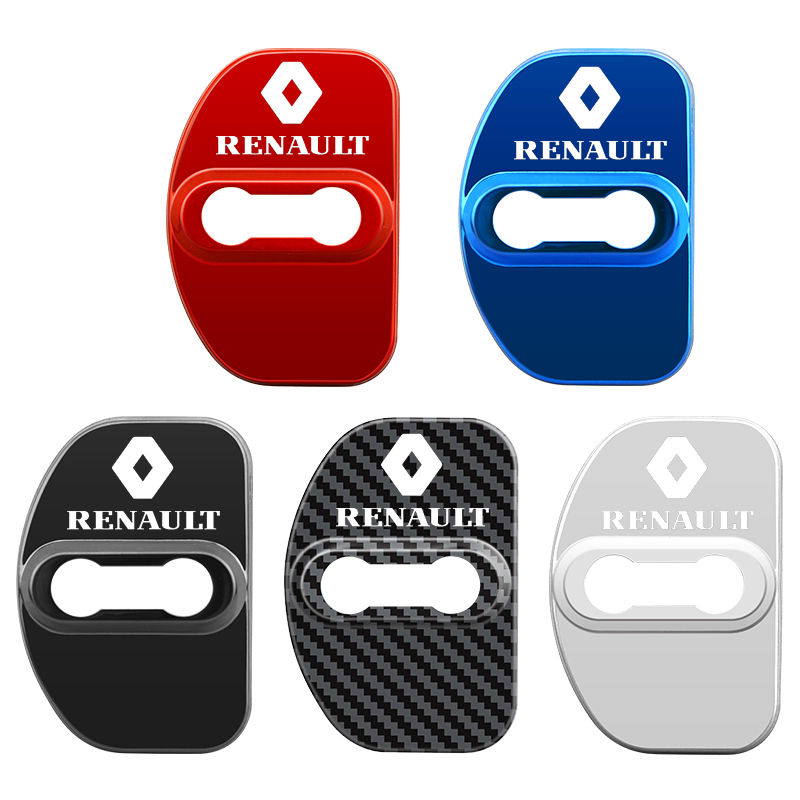 4Pcs/Set Car Styling Auto Door Lock Cover Case For Renault QM6 Kadjar Clio Koleo