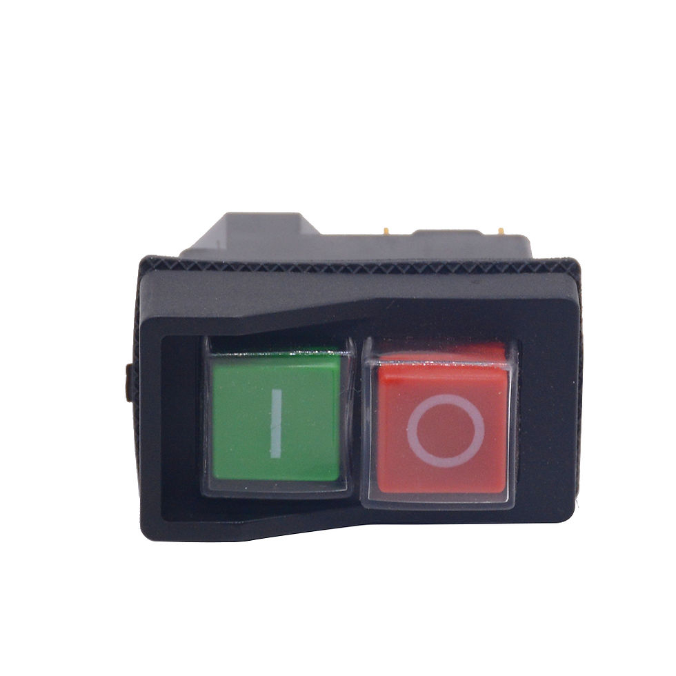 Thumbnail: Waterproof IP55 Push Button Electromagnetic Switch 4 Pin AC250V 16A Magnetic Sta