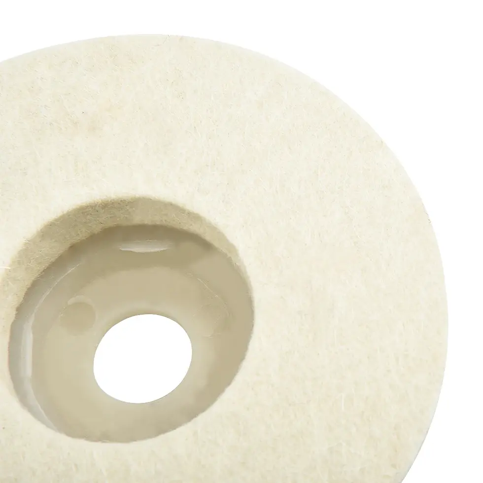 Thumbnail: 4inch 12mm Wool Felt Polishing Angle Grinder Wheel Buffing Polishing Disc For Ro