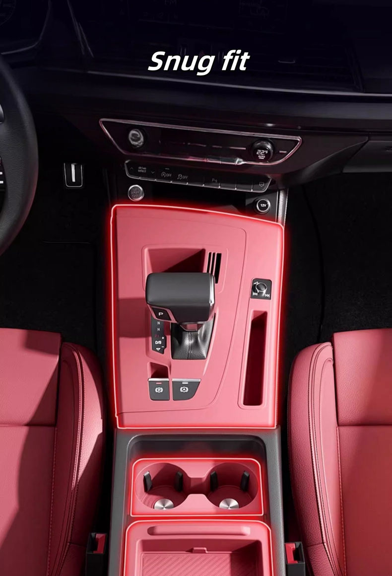 Thumbnail: For Audi Q5 armrest box, storage box, central control silicone pad, storage and