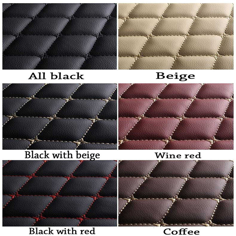 Thumbnail: leather car trunk mat for hyundai tucson 2015 2016 2017 2018 2019 2020 suv cargo